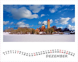 Kalender „Insel Rügen - 2025“ Postkartenkalender, fotografiert von Klaus Ender