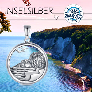 Inselsilber: Anhänger, "Königsstuhl", 925er Silber, KA55OX