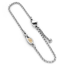 Laden Sie das Bild in den Galerie-Viewer, Armband Liaison aus Edelstahl mit echtem Strandsand® im Knotendesign von DUR (STB1004SA)
