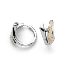 Laden Sie das Bild in den Galerie-Viewer, Creole Twinkle aus Edelstahl mit echtem Strandsand® und 1,8 mm Crystal von DUR (STE1015SA)
