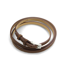 Laden Sie das Bild in den Galerie-Viewer, Lederarmband blau 62 cm
