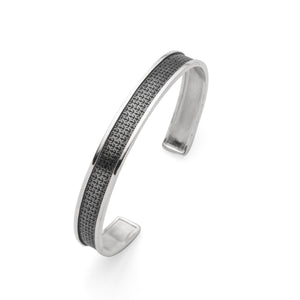 Armspange "Ankerplatz" oxidiert 21 cm