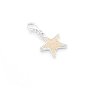 DUR Schmuck: Charm "Seestern" mit Strandsand, F344