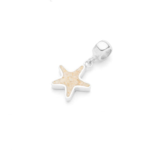 DUR Schmuck: Charm "Seestern" mit Strandsand, F345