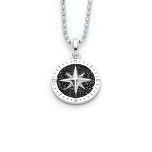 Anhänger 15mm "Kompassrose 2.0" Lavasand