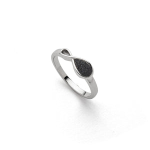 DUR Schmuck: Ring "Forever" mit Lavasand, R6100