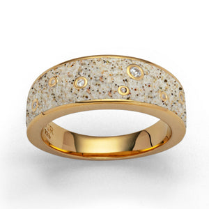 DUR Schmuck: Ring "Monaco" mit Standsand und Zirkonia, vergoldet, R6123