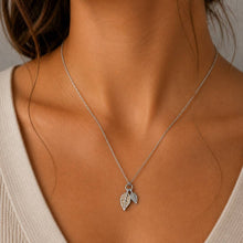 Laden Sie das Bild in den Galerie-Viewer, DUR Schmuck: Kette "Leaf", mit Strandsand, Edelstahl, STN1001SA
