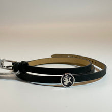 Laden Sie das Bild in den Galerie-Viewer, DUR Schmuck: Armband, Lederarmband schwarz mit Lavasandelement, A1598
