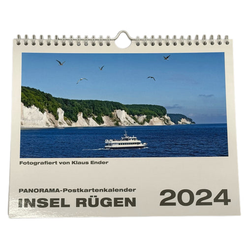 Kalender „Insel Rügen - 2024“ Postkartenkalender, fotografiert von Klaus Ender Titelblatt