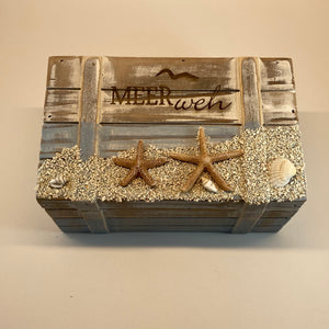 Holztruhe "Meerweh"