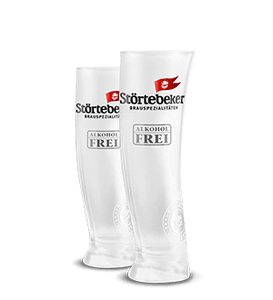 Segelglas, alkoholfrei, 2er Set der „Störtebeker“ - Brauerei 0,3l, geeiste Optik