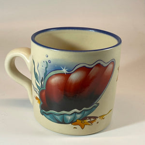Tasse, Keramik, „Meerjungfrau“ mit Wunschnamen - Jeder Name ist möglich!
