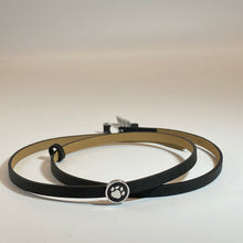 Laden Sie das Bild in den Galerie-Viewer, DUR Schmuck: Armband, Lederarmband schwarz mit Lavasandelement, A1598
