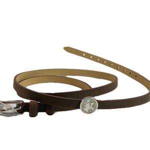 DUR Schmuck: Armband, Lederarmband braun mit Sandelement A1597