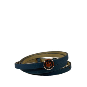DUR Schmuck: Armband, Lederarmband grau mit Lavasandelement, A1653