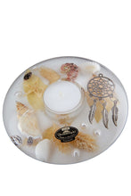 Laden Sie das Bild in den Galerie-Viewer, Dreamlight: Teelichthalter aus Glas, Ufo Medium, „Boho Dreams“
