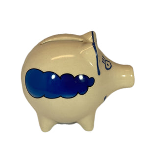 Sparschwein Robbe „Herzluftballon“ mit Wunschnamen - Jeder Name ist möglich!