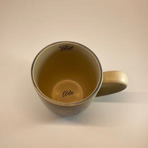 Große Tasse, Keramik, „Käpt’n Möwe“ mit Wunschnamen - Jeder Name ist möglich!
