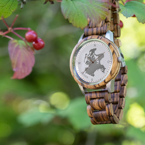 Laimer: City Watch Rügen I Die Insel-Uhr von Laimer aus Zebranoholz, exklusiv nur hier erhältlich