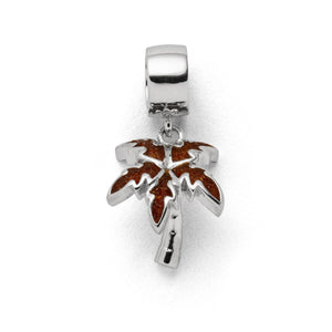 DUR Schmuck: Charm "Palme" mit Bernstein F293