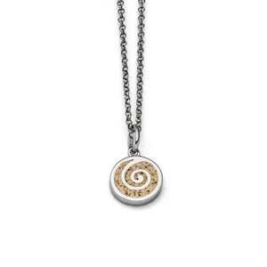 DUR Schmuck: Kette "Sandspirale 2.0" mit Strandsand K2582