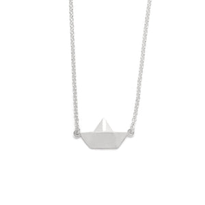 DUR Schmuck: Kette "Boot" 925er Sterlingsilber, matt K2847